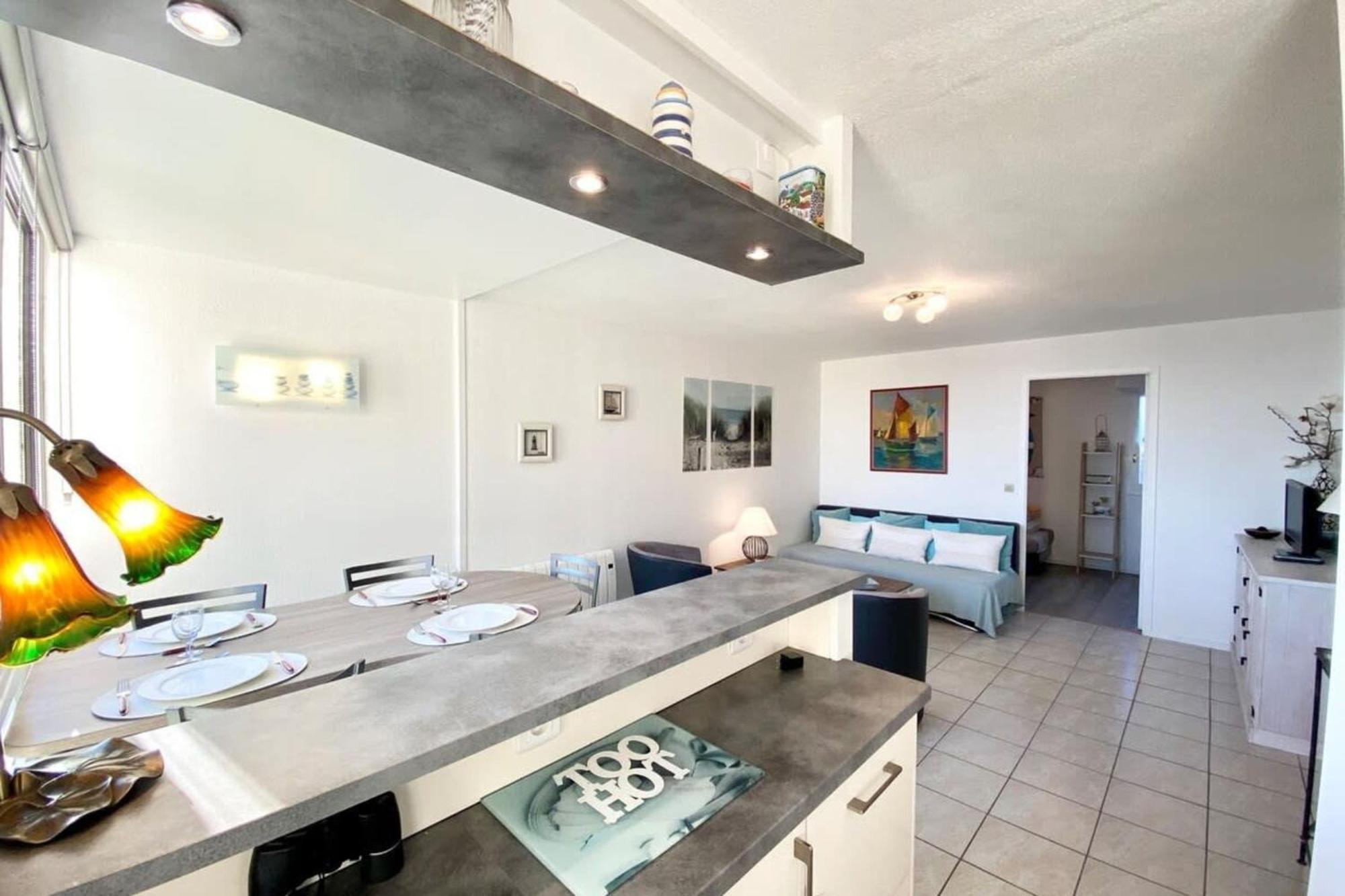 Superbe T3 Cosy Vue Mer 180 Ploemeur Exterior foto